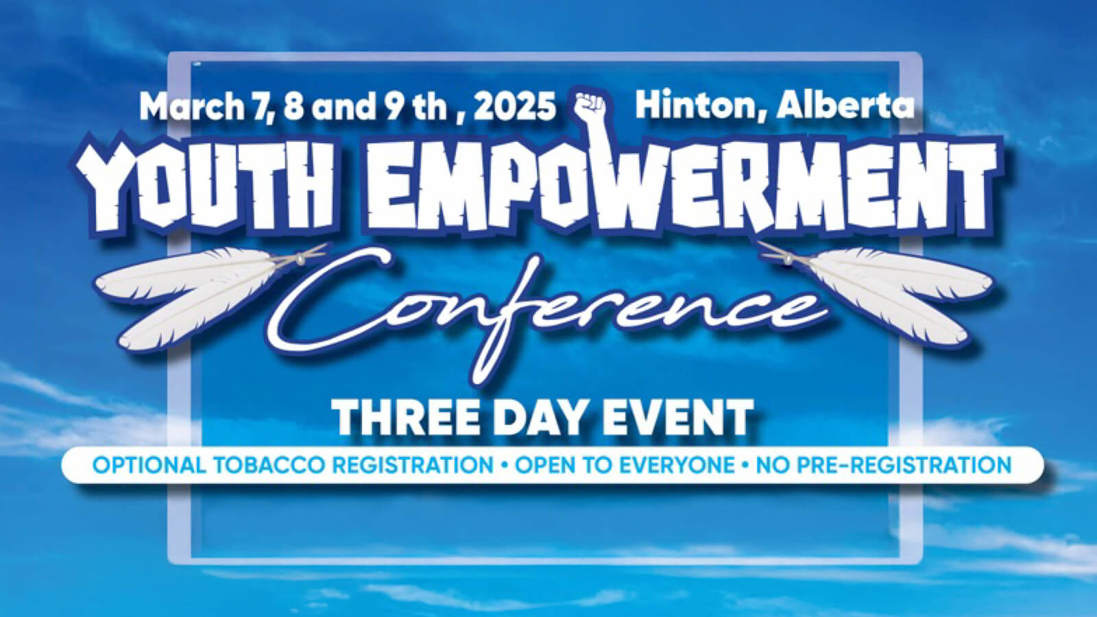 Youth Empowerment Conference Event Announcement Graphic